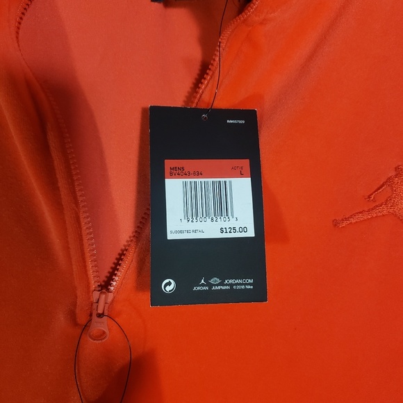 Air Jordan Wings Flight velour Pullover half zip - Picture 3 of 5